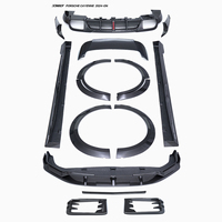 Diffuseur de pare-chocs arrière en fibre de carbone sèche pour Porsche Cayenne 24-On 9YB 9Y0.2, kits de carrosserie automobile, pièces de modification, style CMST