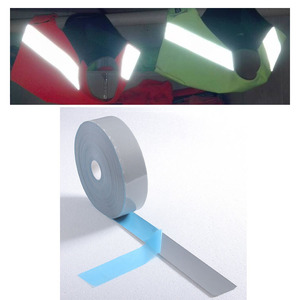 Personalizzato in argento arcobaleno modello ad alta intensità di luce riflettente ferro sulla vignetta elastico di calore trasferimento termico nastro in vinile per il panno