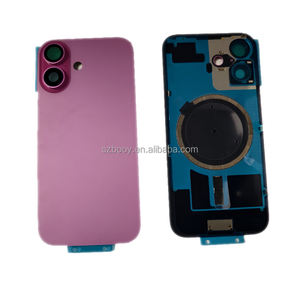 Verre arrière de remplacement avec cadre métallique magnétique et verres à came pour <span class=keywords><strong>iPhone</strong></span> 16 16 Plus couvercle de batterie verre arrière après marché - Product Image 2