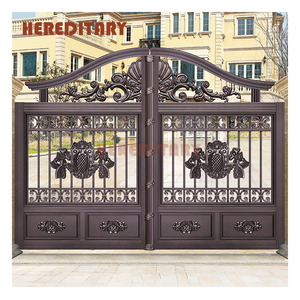 Vente directe usine : Portail coulissant manuel pour parc et mur de clôture de <span class=keywords><strong>maison</strong></span>, modèles de portails principaux - Product Image 1