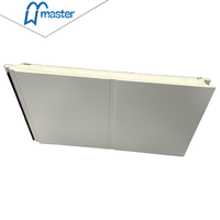 Fabricant chinois, vente en gros de panneaux sandwich sectionnels de 40 mm et 50 mm, panneaux de porte de garage isolés en acier et mousse PU pour villa