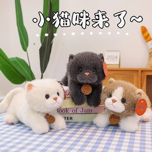 Two Styles of Small <b>cat</b> <b>Plush</b> Toy Pillow Ornament, Cute and Adorable Small <b>cat</b> Home Decoration, Suitable for Festival Gifts - Product Image 3