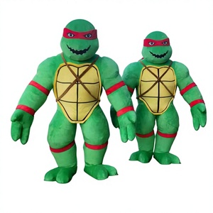 Disfraz Inflable de Guerrero <span class=keywords><strong>Ninja</strong></span> Adolescente; Traje de Mascota de Dibujos Animados de Tortuga; Disfraz Universal Personalizable para Adultos - Product Image 1