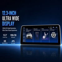 Écran tactile IPS LCD 12,3 pouces, résolution 1920x720, système Android, CarPlay sans fil, Android Auto, Plug and Play pour BMW 2014-2017 X3/X4
