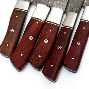 Damascus Steel Handmade Chef <b>Knife</b> Set For Kitchen Professional Culinary <b>Knife</b> Set Crafted For Meat <b>Fish</b> Vegetables Fruits Herbs - Product Image 6