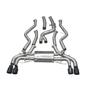 Tuyaux d'échappement intermédiaires Catback G30 550i en acier inoxydable 304/titane haute performance 76 mm pour BMW - Prix de gros usine - Product Image 6