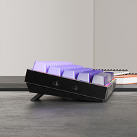 Clavier mécanique sans fil compact 61 touches, rétroéclairage RGB, USB 3.0 rechargeable, nouveau clavier de jeu de taille standard programmable
