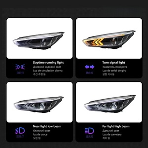 Adatto per le luci alogene auto dei <span class=keywords><strong>modelli</strong></span> <span class=keywords><strong>Ford</strong></span> <span class=keywords><strong>Focus</strong></span> dal 2015 al 2018. Nuovo Design LED fari per la modifica. - Product Image 5