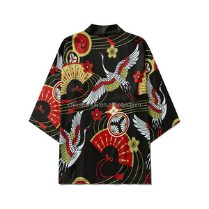 Nuevo Traje de Cosplay Estilo Chino 2026 - Capa con Estampado Digital 3D de Plumas de Grulla, Kimono y Túnica Taoísta - Product Image 3