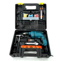 Perceuse électrique multifonction rechargeable au lithium, perceuse-visseuse portable pour bois, métal et murs