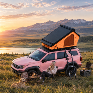 Carpa de Techo para Auto de Gran Espacio, Carpa de Techo Rígida Impermeable para SUV 4x4, para Acampar al Aire Libre - Product Image 1