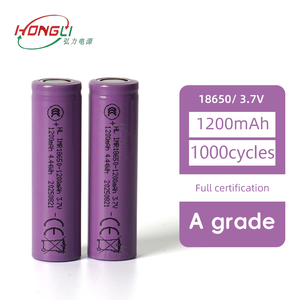 Hongli batteria <span class=keywords><strong>18650</strong></span> <span class=keywords><strong>1200mAh</strong></span> 3.7V ricaricabile cilindrica agli ioni di litio Cell a basso prezzo - Product Image 1