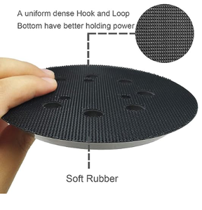 Almohadillas de lijadora de repuesto de 6 pulgadas, almohadillas de lijado de gancho y bucle de 5 "y 8 orificios para LIJADORA ORBITAL aleatoria - Product Image 4