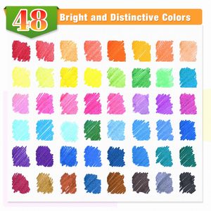 Marcadores de Tela No Tóxicos Personalizados por el Fabricante, 24 Colores, Puntas Planas Oblicuas, Tinta Permanente a Base de Agua para Ropa y Zapatos - Product Image 2