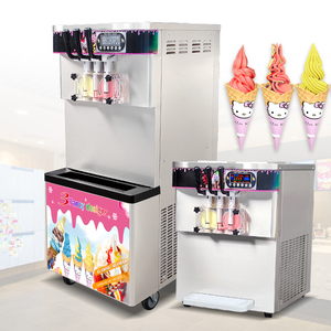 เครื่องทำไอศกรีมซันเดย์ ซอฟต์เสิร์ฟ และซอฟตี้ เซิร์ฟ รุ่นใหม่ สำหรับใช้ในเชิงพาณิชย์ พร้อมรสชาตินมและผลไม้ ใช้งานง่าย รองรับไฟ 110V/220V - Product Image 2