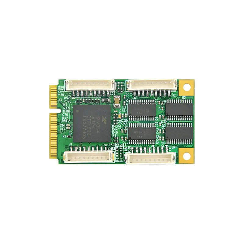 Linkreal 4 Porta RS232 Mini PCI Express Card Seriale w/ 16650 UART mini PCIe a DB9 RS232 adattatore