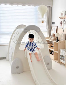 <span class=keywords><strong>Indoor</strong></span>/Outdoor baby Climbing Frame Slide Gym Rings Sandbag basket Hoop casetta per scalatori al coperto strutture di gioco - Product Image 2