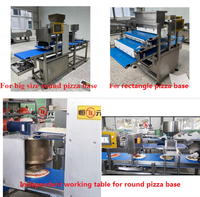 Machine automatique de garniture de Pizza, machine d'arrosage de fromage pour base de pizza rectangulaire et carrée