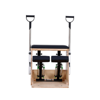 Chef Stable Eco Poignées Ressorts Bois Yoga Pilates Gym Wunda Chaise Érable Pilates Chaise