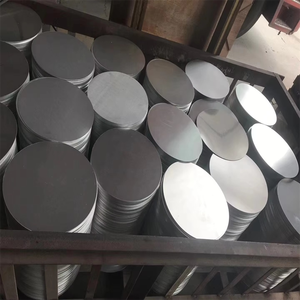 Disco de aluminio personalizable de alta resistencia A1050 O temper 0.5-0.9mm, disco de aleación de aluminio de 150mm, bandeja para alimentos - Product Image 6