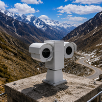 Caméra PTZ de surveillance thermique longue portée EO IR pour terrains difficiles, montagnes, sécurité des frontières