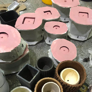 Increspato disegno di superficie balcone patio vaso di fiori <span class=keywords><strong>stampi</strong></span>/giardino pot di <span class=keywords><strong>ceramica</strong></span> <span class=keywords><strong>per</strong></span> le piante d'appartamento - Product Image 3