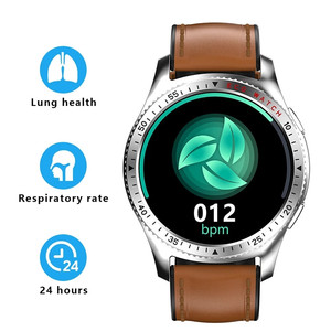 Reloj Inteligente <span class=keywords><strong>ES08</strong></span> Compatible con ECG, Frecuencia Cardíaca, Presión Arterial, Monitoreo de Respiración, Llamadas por Bluetooth - Product Image 3