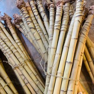 Luohan Bamboo Fishing Rod Ribs Fan Handles Calligraphy Brush Handles 3-5 Mm Diameter 1.2 M Length Craft Supplies - Product Image 4