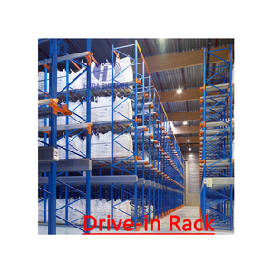Estantería de almacenamiento de almacén ajustable de alta densidad, estante de paleta de acero, sistema de estante de accionamiento de alta resistencia, estante de paleta de accionamiento - Product Image 3