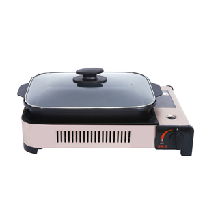 ステンレス製大型シングルバーナーポータブルブタンガスストーブカセット炉（鍋付き） - Product Image 4