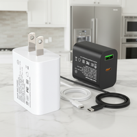 Chargeur Super Rapide 25W PD 3.0 USB-C USB-A QC OTP OVP Protection Écologique Alimentation Électrique pour Appareil Photo Shenzhen Lvxiangyuan