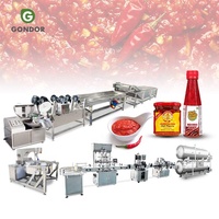 Hete grondmachine paprika productielijn sausproductie maker Gg commerciële chili voor verwerking tot pittige saus