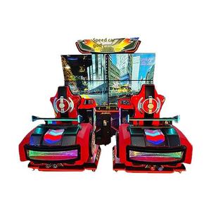 Machine de course de voiture de vitesse grande taille 65 pouces <span class=keywords><strong>Sonic</strong></span> Manic Racer <span class=keywords><strong>Nouveau</strong></span> <span class=keywords><strong>jeu</strong></span> de course dynamique pour adultes avec écran double HD en métal - Product Image 5