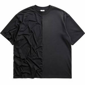 T-shirt da <span class=keywords><strong>uomo</strong></span> oversize 210GSM 100% cotone, pesante, con spalle scese, girocollo, tinta unita, personalizzabile con logo, all'ingrosso, produttore - Product Image 6