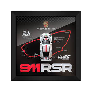 Modèle de voiture de course en alliage Rsr, décoration de piste de l'endurance de <span class=keywords><strong>24</strong></span> heures <span class=keywords><strong>du</strong></span> <span class=keywords><strong>Mans</strong></span>, art mural décoratif 3D - Product Image 5