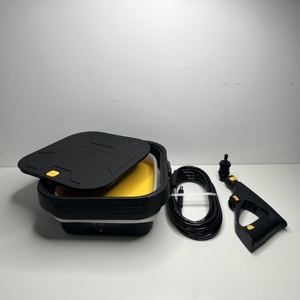 <span class=keywords><strong>Pistolet</strong></span> de lavage de voiture électrique réglable avec seau pliable portable Nouveau système de pression d'eau en plastique - Product Image 3