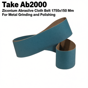 สายพานขัดผ้าเซอร์โคเนียม Ttake Ab2000 ขนาด 1750x150 มม. สำหรับขัดและขัดเงาโลหะ - Product Image 2