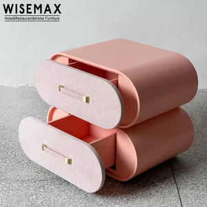 WISEMAX mobili moderni minimalisti creativi installazione multi-funzionale doppio cassetto <span class=keywords><strong>comodino</strong></span> <span class=keywords><strong>per</strong></span> camera dei bambini - Product Image 2