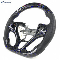Volant LED en fibre de carbone en promotion, compatible avec Honda Fit GK5 Vezel & XR-V 2015-2019, pour une modification améliorée