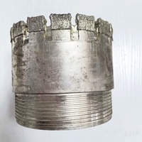 Foret diamanté pour forage de puits d'eau, équipement de forage de roches dures 130 mm 150 mm
