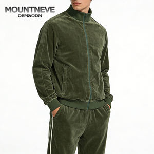 Completo <span class=keywords><strong>Tuta</strong></span> Sportiva Personalizzata da Uomo in Poliestere e Nylon, Traspirante con <span class=keywords><strong>Pantaloni</strong></span> a Vita Elastica, Leggera in Velluto per Primavera - Product Image 2