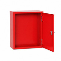 Armoire murale en acier pour tuyau d'incendie, avec fenêtre, pour équipement de lutte contre l'incendie