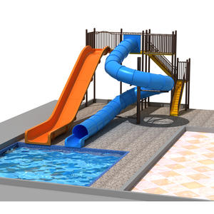 Toboggans pour <span class=keywords><strong>piscine</strong></span> Aqua Glide, pédalos brillants avec <span class=keywords><strong>toboggan</strong></span> pour piscines ouvertes, toboggans en fibre de verre pour piscines privées - Product Image 2