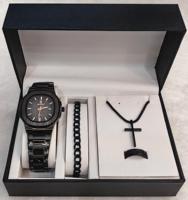 Ensemble cadeau montre à quartz Gohuos 58803 et boîte exquise, une variété d'accessoires de montre disponibles au choix, choix idéal pour les cadeaux