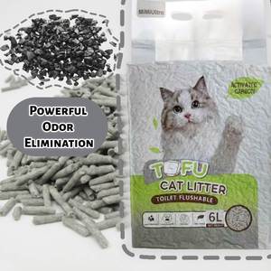 Productos para Mascotas, Arena para Gatos Biodegradable y Ecológica, Arena Aglomerante Fácil de Limpiar, Arena para Gatos Natural de Tofu - Product Image 1