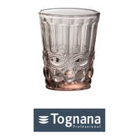 Verre à eau rose Tognana Solange 26,5 cl H 10 cm Ø 8 cm