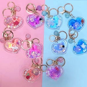 Tùy chỉnh Dễ Thương Mặt dây chuyền động vật biển cát lún chai móc chìa khóa xe schoolbag nữ tinh tế nổi chai Mặt dây chuyền - Product Image 4