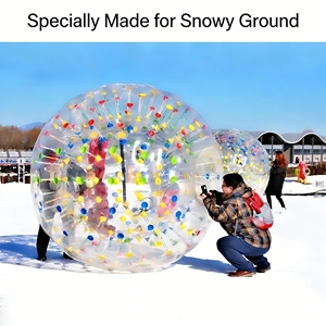 Ballon pare-chocs gonflable durable en gros pour adultes, ballon pare-chocs renforcé pour activités <span class=keywords><strong>de</strong></span> neige en plein air, jouet <span class=keywords><strong>de</strong></span> fête d'hiver - Product Image 5