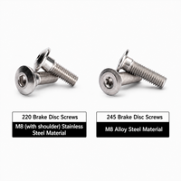 Nouveau disque de frein semi-flottant en aluminium 7075 haute performance SFR 245 mm pour moto électrique Niu Segway, rotor de frein CNC OEM