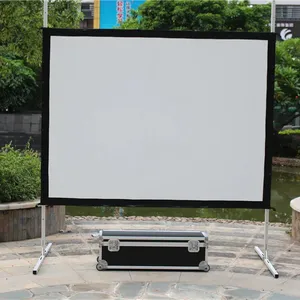 120 inch 16:9 HD 4K Outdoor Indoor Projection Screen for Home Theater 3D Fast-Folding Projector Screen